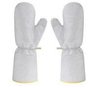 Guantes Multifuncionales Para Lavar Platos: Manoplas De Alambre De Acero Engrosadas, Protectores Impermeables Extralargos | Limpieza Antiadherente Para Lavado De Cocina, Eliminación De Grasa, Fregado
