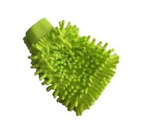 Guantes Multiusos for Lavado de Autos, Chenilla, Impermeables, con Parte Trasera de Malla Suave, de Doble Cara, con Cera, Cepillo for Detalles y Herramienta de Limpieza de Autos.(Green)