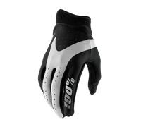 100% iTrack MX Guantes, Negro/Blanco, Talla S