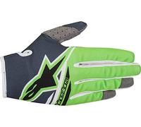 Guantes Mx Alpinestars 2018 Radar Flight Anthracite-Verde (S , Verde)