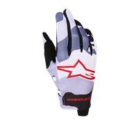 Guantes MX Alpinestars Radar Gris Ceniza/Lila Claro/Rojo/NegroXL Gris Ceniza,Lila Claro,Rojo,Negro