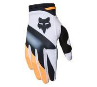 FOX 180 Noble Guantes de motocross, negro-blanco-amarillo, tamaño 2XL para Hombres