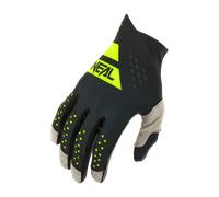 Oneal PIN IT Slip On Guantes de motocross, negro-amarillo, tamaño S para Hombres