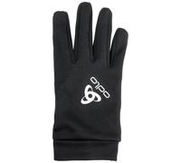 Guantes Odlo Stretchfleece Liner Eco E-Tip negro - S