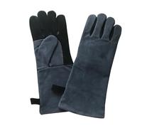 Guantes Para Barbacoa | Un Par de Mittens de Piel Sintética Resistente al Fuego para Asador Parrilla - Guantes Para Horno Con Protección Contra El Calor,para Cocina Exterior Hornos Microondas Padres C