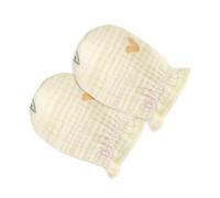 Guantes Para Bebés De Tela Algodón Mano Recién Nacida Suave Para Durante 0 A 2 Años Protectores Lavable Defensa La Piel