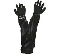 Guantes para chorro de arena MANTA Leipold+Döhle, negro, 1 par