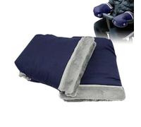 Guantes para cochecito - 9 pulgadas, manoplas de nylon | Calentadores de manos de terciopelo - Soportes cálidos de invierno para cochecito y remolque de bicicleta | Diseño suave y plegable que