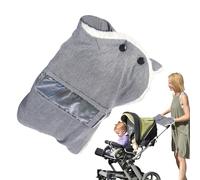 Guantes Para Cochecito,Manoplas Impermeables con Bolsillo Transparente - Guantes De Invierno Para Cochecito De Bebé - Para Aventuras Diarias Deportes De Invierno Motociclismo Jardinería Acampada Clima