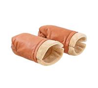 Guantes para cochecito, resistentes al viento, con forro polar cálido, accesorios para cochecito, calentador de mano para cochecito, para caminar al aire libre, viajes, padres, mujeres y hombres