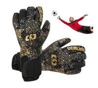 Guantes Para Guardianes | Transpirables, Antideslizantes, Gruesos, Elástico Y - Fútbol Portero Guantes Protección Dedos | Para Niños Niñas Adultos Adolescentes Familia Amigos