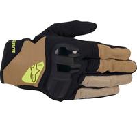 Guantes para hombre Alpinestars Chrome V2 en Caqui oscuro, Negro M