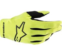 Guantes para hombre Alpinestars Radar en Negro, Amarillo fluor. M