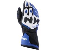 Alpinestars SP-9 Guantes de moto, azul/blanco, Talla XL