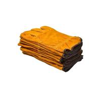 guantes para horno, 3/5/10 pares de guantes trabajo piel vaca suave for soldar, resistentes al desgaste y aislantes(5pairs)
