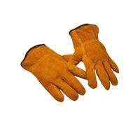 guantes para horno, 3/5/10 pares de guantes trabajo piel vaca suave for soldar, resistentes al desgaste y aislantes(3pairs)