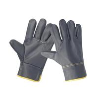 guantes para horno, Guantes de soldadura resistentes a la abrasión, doble capa, for trabajos metalurgia, jardinería y mudanzas(Short)