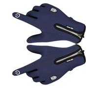 Guantes para juegos de pantalla táctil - Guantes de pantalla táctil con cremallera de invierno para hombres mujeres | Clima frío Guantes cálidos Congelador Guantes de trabajo forro de franela Traje de