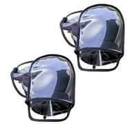 Guantes para manillar de bicicleta - Manguitos aislantes térmicos | Diseño impermeable de 25x11cm, cubierta para clima frío, para bicicleta de montaña, moto de cross, ciclismo, carretera de invierno,