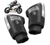 Guantes para Manillar de Moto,Guantes de Moto Resistentes al Viento | de Agarre para Manillar de Motocicleta, Manoplas Impermeables para, Guantes de Ciclismo para Bicicleta eléctrica