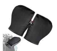Guantes para manillar de moto, impermeables, cálidos, resistentes al viento, con rayas reflectantes, manoplas para manillar de bicicleta y moto, para montañas, ciudades, viajes diarios, camping