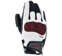 Guantes para mujer Alpinestars Stella Mogress Airflow en Blanco, Rojo oscuro, Negro M