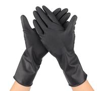 Guantes para teñir el cabello, guantes para teñir el cabello con revestimiento antideslizante, guantes de látex impermeables para lavavajillas, barbacoa, peluquería, procesamiento de carne, limpieza