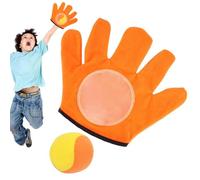 Guantes pegajosos Juguetes de juguete | Beach Toss Catch Toy Set Beach Ball Catch Guantes Paleta | Juguetes de succión de juguete de bola pegajosa para padres, niños
