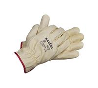 Cofan 11000088-9 - Guantes de piel vacuno (T-9) color amarillo