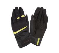 Guantes primavera-verano Tucano hombre Penna negro-amarillo flúor talla 8 (S) (