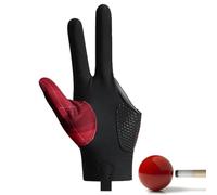 Guantes profesionales de | Guantes de tiro de taco | Tiradores de tacos, mano izquierda/derecha, tamaño universal, piscina de 3 dedos para deportes de carom