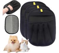 Guantes quitapelos para mascotas, 2025, guantes magnéticos para el cuidado del pelaje, guante magnético para eliminar el pelo de mascotas, guante antiestático de doble cara para un pelaje suave y