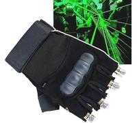 伟 祥 Guantes Rave, Foco de Guante de Disfraz Brillante para Fiestas,Guantes con Luces en la Punta de los Dedos, para Fiesta/espectáculo de Luces/Fiesta Luminosa/Regalo de cumpleaños