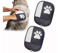 Guantes removedores de pelo de mascotas para gatos y perros, guantes electrostáticos reutilizables para depilación de mascotas, herramienta para quitar el pelo de mascotas, para ropa, sofá, alfombra