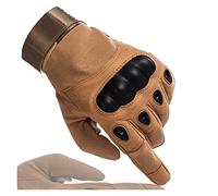Guantes resistentes a cortes, Guantes tácticos de cáscara dura de cuero de súper fibra, protección for montar a caballo for hombres, guantes militares de entrenamiento físico anticorte(1,Medium)