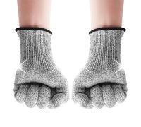 Guantes resistentes a los cortes - Guantes de trabajo de alta resistencia de nivel 5, protección transpirable para las manos | Protección robusta para cocina y jardinería, cortador de muda, escudo