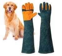 Guantes Resistentes A Mordeduras - Guante De Aseo Para Mascotas | Guantes Antiarañazos Para Perros Y Gatos, Manoplas Para Manipulación De Animales A Prueba De Masticaciones, Equipo De Seguridad Para E