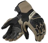 Revit Sand 5 Guantes de moto, negro-beige, tamaño M para Hombres