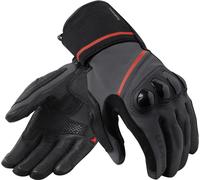 Revit Summit 4 H2O Guantes de motocicleta impermeables, negro-gris, tamaño S