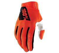 Guantes RideFit 100% Lg Naranja Fluorescente 5710-0008-06