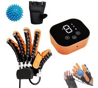 Guantes robóticos de rehabilitación de manos mejorados, órtesis para dedos, entrenador de rehabilitación de dedos recargable, para recuperación de disfunción de artritis(Size:XL,Color:Mano Derecha)