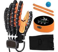 Guantes robóticos para rehabilitación de la función Manual para recuperación de hemiplejia, Entrenador de rehabilitación de Dedos Ajustable, Equipo de Fisioterapia para Accidentes cerebrovasculares p