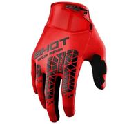 guantes shot vision - rojo XXL
