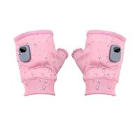 Guantes sin dedos calentados - Manoplas calentadoras eléctricas termostáticas, equipo de mano compatible con mecanografía | Montar en motocicleta en invierno, deportes de senderismo al aire libre, tra