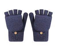 Guantes sin dedos, guantes térmicos para clima frío, guantes de invierno sin dedos, para ciclismo, correr, snowboard, montañismo, deportes, bicicleta, escalada, nieve