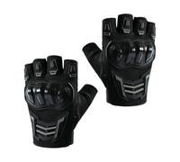 Guantes sin dedos para hombre | Guantes de bicicleta | Equipo de motocicleta acolchado transpirable para conducir al aire libre jardinería senderismo escalada entrenamiento
