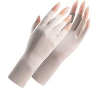 Guantes sin Dedos para Mujer con protección Solar - Guantes hasta la muñeca con protección UV para Conducir y Actividades al Aire Libre