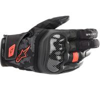 Guantes Alpinestars SMX Z Drystar Negro y rojo fluor M