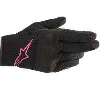 Guantes Alpinestars Stella S Max Drystar Negro y Fucsia