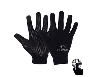 Guantes táctiles BV sport GUANTES LIGHT RUN ''REFLECT'' (NEGRO)